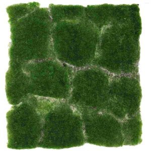 Decoratieve bloemen kunstmatige turf decor simulatie groen nep gras plastic gesimuleerde mat membraan levensechte mos
