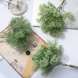 Fleurs décoratives plantes d'absinthe artificielles adaptées à la décoration de fête à la maison de mariage bricolage rebord de fenêtre