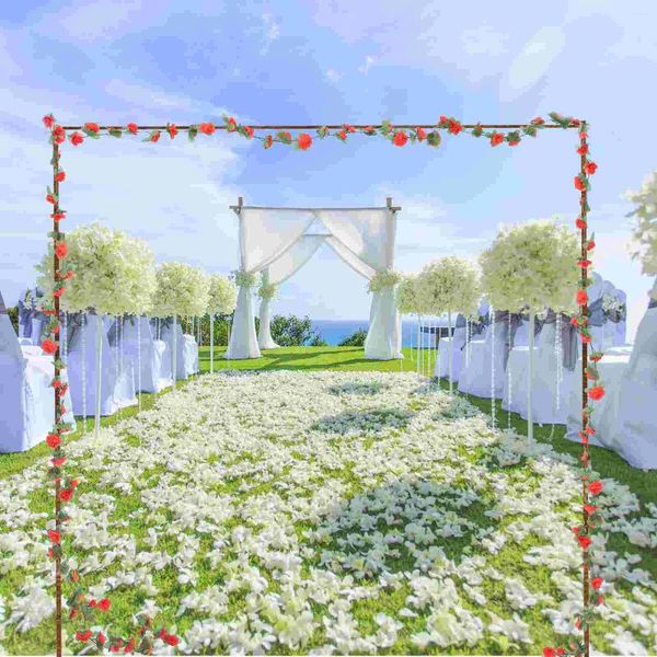 Fleurs décoratives couronne artificielle plante vigne fleur de ménage orner faux arc décor Simulation guirlande Rose pour pivoine de mariage