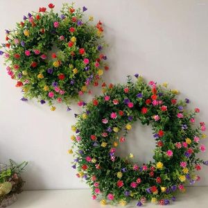 Decoratieve bloemen herfstverkoop handgemaakte kunstmatige bloemkrans ranunculus decoratie flowe jaar nep planten home kerst we m3w2