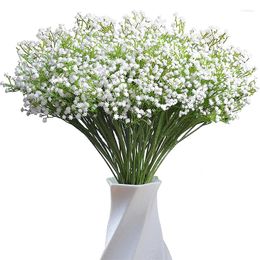 Decoratieve Bloemen Babys Breath Kunstmatige Nep Gypsophila Boeket Herfst Voor Bruiloft DIY Party Home Decor