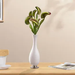 Flores decorativas hermosas mano de obra fina reutilizable simulación de cuidado fácil planta verde accesorios de decoración de bonsai