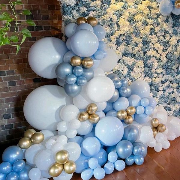 Fleurs décoratives Blue Artificial Flower Mur for Home Decor Light Flores FORDROP 40X60CM DÉCORATION DE MARIAGE DÉCOR