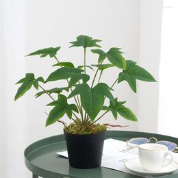 Decoratieve bloemen bonsai kunstmatige planten bloem potten huis accessoires kamer decoratie woonavond tuin