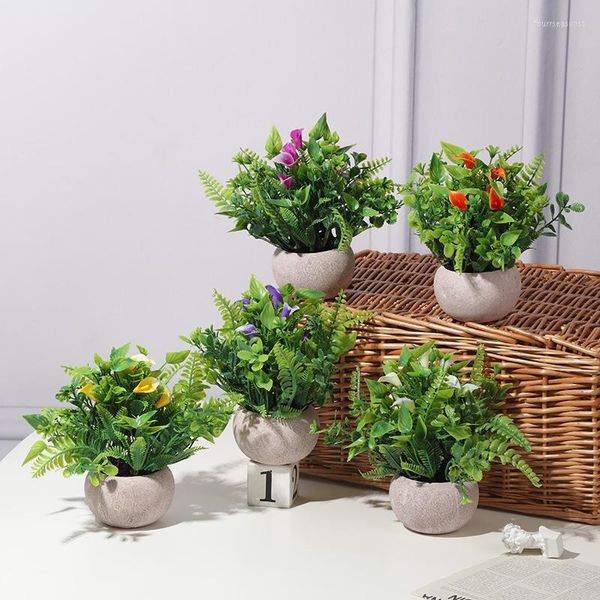 Fleurs décoratives Bonsai SImulation Fake Plantes artificielles Home-Decoration Pography Wedding Staff