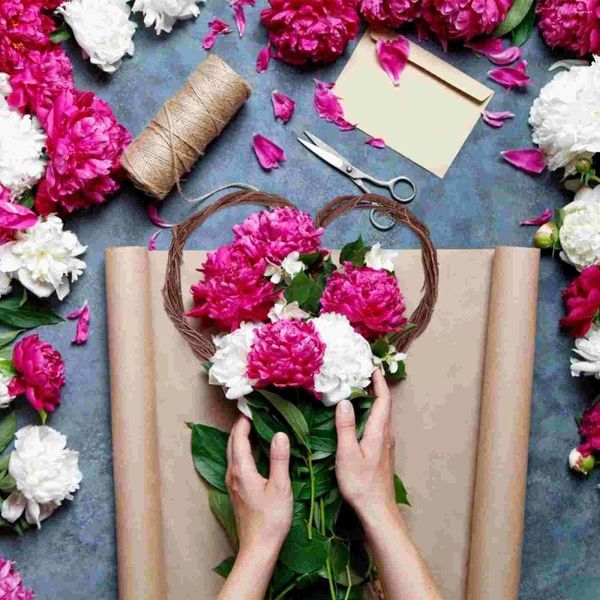 Fleurs décoratives bouquet fleur de fleur arrangement arrangement mariage bricolage de la main matériaux de la main décoration décoration florale décorer la mariée