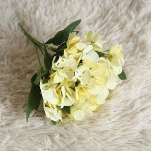 Fleurs décoratives papillon hortensia fleur artificielle plante bonsaï mariage décoration vent