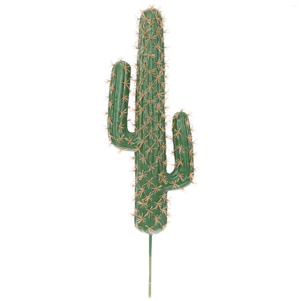 Flores decorativas Modelo de cactus Artificial Sin maceta Paisaje espinoso sin maceta Adorno de planta de escritorio