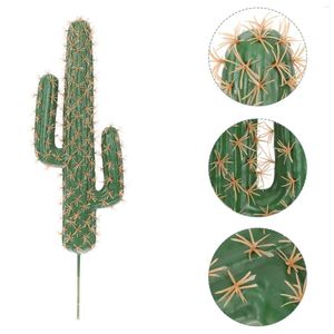 Fleurs décoratives Cactus modèle paysage décor plante artificielle ornement petites plantes d'intérieur de bureau sans pot