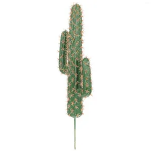 Decoratieve bloemen Cactus Model Modellering Standbeeld Versieren Kunstplant Ornament Parel Katoen Desktop Klein