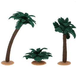 Decoratieve bloemen cactus planten decoraties kokosboommodel groen speelgoed tuinieren ornamenten modellering