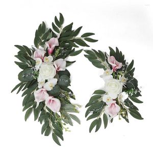 Decoratieve Bloemen Calla Lelie DiamantBruidsboeketten Bruiloft Wachtrij Boog Achtergrond Decoratie Pography Bloemenstandaard Accessoires