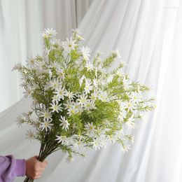 Decoratieve Bloemen Kamille Wilde Kleine Bloem Tak Bruiloft Decoratie Woondecoratie Mariage Bruid Boeket