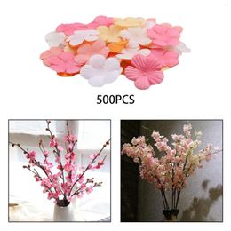 Fleurs décoratives pétales de fleurs de cerisier prune Mini pétale de soie pour couronne guirlande accessoire pièce maîtresse proposition Bouquet thème fête toile de fond