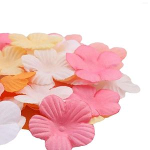 Fleurs décoratives Cherry Blossom Petales 500 pièces artificielles fausse fleur pour table centrale à thème Party Mariage intérieur extérieur