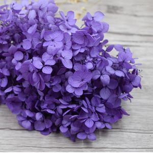 Decoratieve bloemen kerstdecoratie natuurlijke gedroogde bloem hydrangea bruiloft boho stijl kamer accessoires feest deco