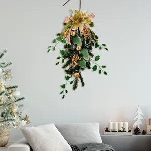 Decoratieve bloemen Kerstbloemkrans Welkomstbord Ballintornament Boerderijslinger