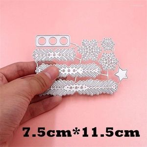 Decoratieve bloemen Kerstboom metaal met metalen Snijden sterft Scrapbooking Emblossing Mappak voor Machine Diy Paper Craft Gift