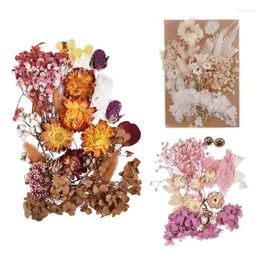 Fleurs décoratives colorées séchées pour une bougie fabriquant 10 couleurs des pendentifs de bougies parfumés événements et fournitures de fête