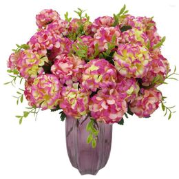 Fleurs décoratives colorées fausse plante large Application Fadeless accrocheur Table pièce maîtresse fleur artificielle pas de flétrissement