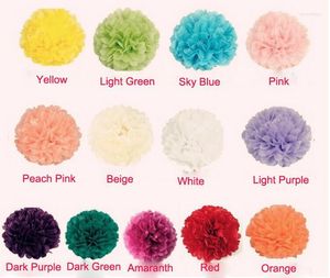 Decoratieve bloemen Crafts Bloem bruiloft Evenementen Party STRIVES 20 cm kerst verjaardagsfestivaljaar decoratie papier pompon pompom