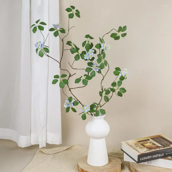 Fleurs décoratives vigne artificielle créative ne flétrit pas Anti-décoloration fausse plante verte fleur de feuille de Lotus