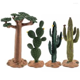 Decoratieve Bloemen Creatieve Miniatuur Bomen Model Boerderij Tuin Park Landschap Boom Beeldjes Micro Landschap Fee Ornament Home Decoraties