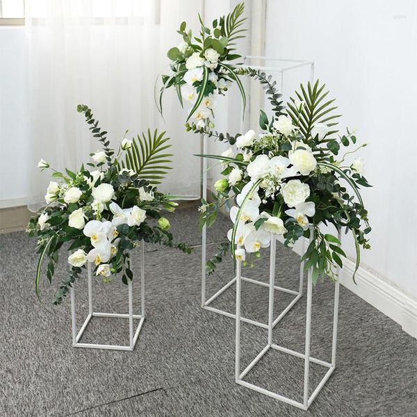 Fleurs décoratives Style personnalisé boule de fleurs artificielles grande Table de mariage Center décoration support fête scène affichage
