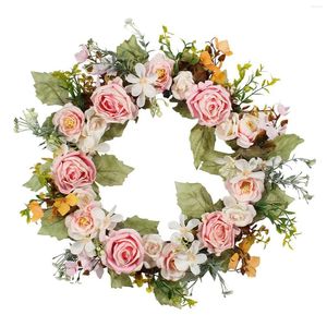 Decoratieve bloemen Decor Garland Window Party Front Hanging Wall Wreath Extra Large 24 Fall For Door Outside