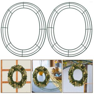 Decoratieve bloemen Decorvormige krans frames Pasen Rack Diy Craft Supplies