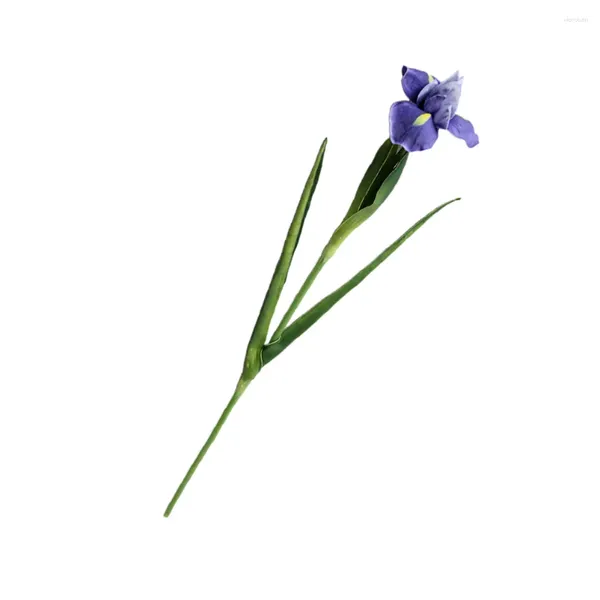 Fleurs décoratives décor Simulation fleur Iris Faux artificiel décorer Faux violet décoration de mariage bureau