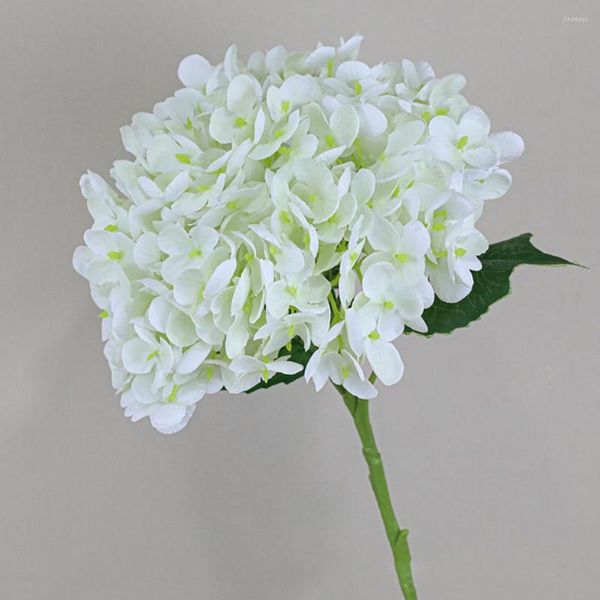 Fleurs décoratives Délicat Hortensia Artificiel Non-fading Large Application Pography Props Faux Silk Wedding Centerpieces