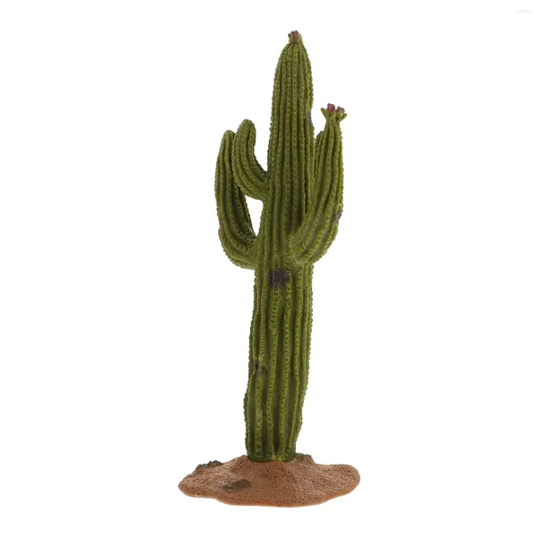 Accessoires de bureau décoratifs de bureau artificiels Faux cactus Plants Modèle de bureau pour la maison Garden Bureau de bureau Décoration Cactus