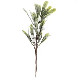 Fleurs décoratives bricolage faux gui choisir branche de baies de noël décoration de Vase de noël