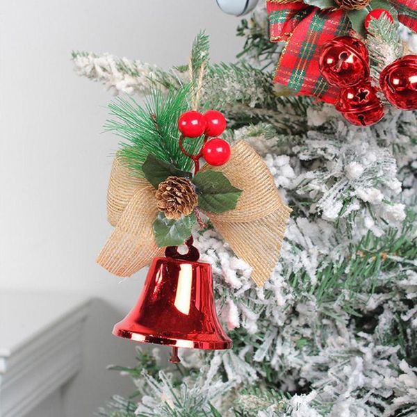 Fleurs décoratives bricolage suspendus guirlande cloches fête festive faveur à la main Jingle pendentif cloche guirlande ornements d'arbre de noël