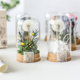 Decoratieve Bloemen DIY Materiaal Pakket Eeuwige Wens Vaas Paardebloem Anjer Valentijnsdag Moederdag Speciaal Romantisch Cadeau