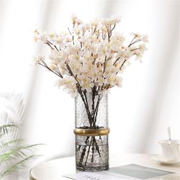 Decoratieve bloemen Diy Props Wedding Kerst ornamenten Simulatie Tak Cherry Blossom Fake Flower Sakura Artificial