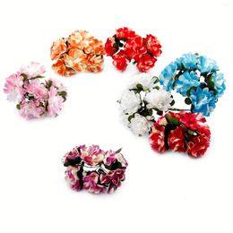 Fleurs décoratives dophee fausse fleur 144 pcs en papier billets en papier bouquet artificiel pour décoration de mariage diy scrapbooking