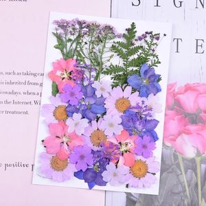 Decoratieve bloemen gedroogde bloemen DIY handgemaakte materiaalpakket reliëf schilderij