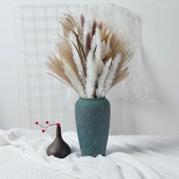 Decoratieve bloemen Gedroogde Pampas Kirin Grass Tail Reed Natural Diy Handmade Bouquet Arrangement Wedding Party Decorations for Home