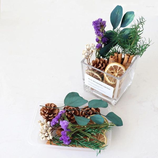 Fleurs décoratives plantes séchées bricolage mini bouquets réel
