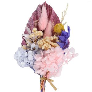 Fleurs décoratives petites bouquets pour gâteaux décoration naturel pampas herbe bouquet de bouquet coloré de toppers de gâteau boho