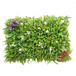Fleurs décoratives durables de haute qualité pratique utile marque artificielle de gaz de gazouche plante en plastique carré de mariage feuillage