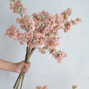 Fleurs décoratives Dusty Blush Rose Artificielle Lilas Fleur - 27