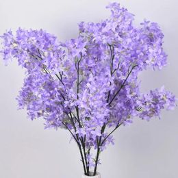 Decoratieve bloemen gecodeerde Lilac Cross Cherry Simulation Flower Wees goed om te horen of te zien