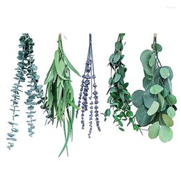 Decoratieve bloemen eucalyptus stengels natuurlijke verse douchebundel 25 pc's echte bladeren takken lavendels voor vaas