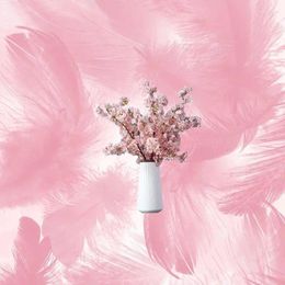 Flores decorativas experimentan la encantadora belleza del alto realismo flor de cerezo simulada con blo encriptado - su decoración de hogar perfecta