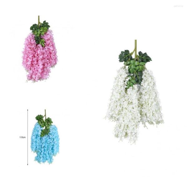 Fleurs décoratives accrocheuses, 12 pièces, fleurs spéciales délicatement coupées, artisanat résistant au soleil, décor Anti-chute pour l'artisanat