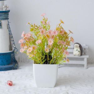 Fleurs décoratives Fausse fleur accrocheuse Facile à entretenir Aucun arrosage requis Plantes en pot écologiques Fournitures pour la maison