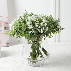 Decoratieve bloemen Fake Babysbreath Flower Bouquet Artificial For Wedding Decorations Tabel Home Decor Mariage